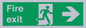 SB430: Fire Exit Right Sign