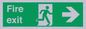 SB430: Fire Exit Right Sign