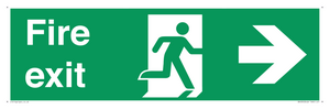 SB430: Fire Exit Right Sign