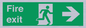 SB430: Fire Exit Right Sign