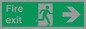 SB430: Fire Exit Right Sign