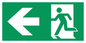 SB431: arrow left & running man symbol only
