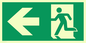 SB431: arrow left & running man symbol only