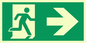 SB432: arrow right & running man symbol only