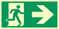 SB432: arrow right & running man symbol only