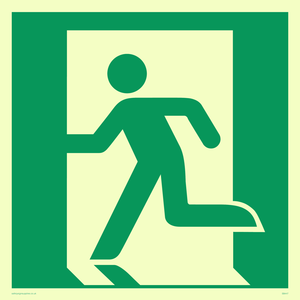 SB447: running man symbol only
