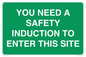 SC12863: YOU NEED A SAFETY INDUCTION TO ENTER THIS SITE