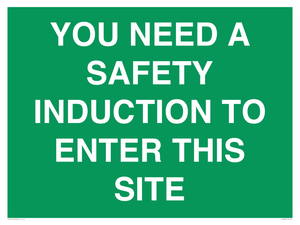 SC12863: YOU NEED A SAFETY INDUCTION TO ENTER THIS SITE