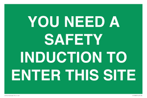 SC12863: YOU NEED A SAFETY INDUCTION TO ENTER THIS SITE