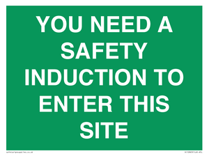 SC12863: YOU NEED A SAFETY INDUCTION TO ENTER THIS SITE