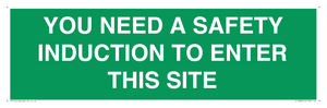 SC12863: YOU NEED A SAFETY INDUCTION TO ENTER THIS SITE