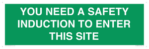 SC12863: YOU NEED A SAFETY INDUCTION TO ENTER THIS SITE