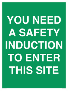 SC12863: YOU NEED A SAFETY INDUCTION TO ENTER THIS SITE