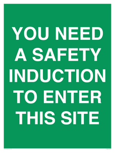 SC12863: YOU NEED A SAFETY INDUCTION TO ENTER THIS SITE
