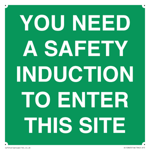SC12863: YOU NEED A SAFETY INDUCTION TO ENTER THIS SITE