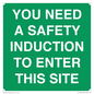 SC12863: YOU NEED A SAFETY INDUCTION TO ENTER THIS SITE