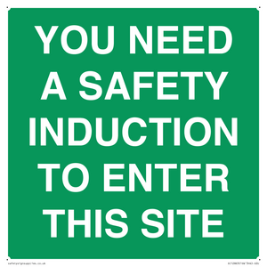 SC12863: YOU NEED A SAFETY INDUCTION TO ENTER THIS SITE