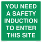 SC12863: YOU NEED A SAFETY INDUCTION TO ENTER THIS SITE