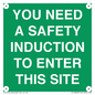 SC12863: YOU NEED A SAFETY INDUCTION TO ENTER THIS SITE