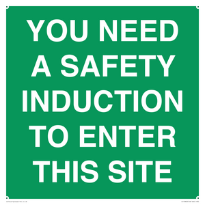 SC12863: YOU NEED A SAFETY INDUCTION TO ENTER THIS SITE