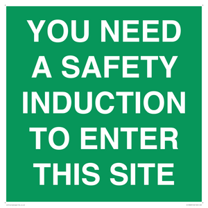 SC12863: YOU NEED A SAFETY INDUCTION TO ENTER THIS SITE
