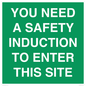 SC12863: YOU NEED A SAFETY INDUCTION TO ENTER THIS SITE