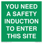 SC12863: YOU NEED A SAFETY INDUCTION TO ENTER THIS SITE