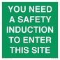 SC12863: YOU NEED A SAFETY INDUCTION TO ENTER THIS SITE