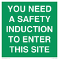 SC12863: YOU NEED A SAFETY INDUCTION TO ENTER THIS SITE