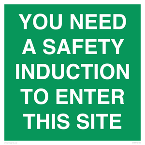SC12863: YOU NEED A SAFETY INDUCTION TO ENTER THIS SITE