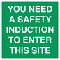 SC12863: YOU NEED A SAFETY INDUCTION TO ENTER THIS SITE