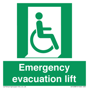 SD12881: Emergency evacuation lift