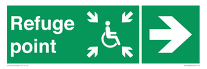 SD13168: Refuge point right arrow