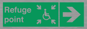 SD13168: Refuge point right arrow