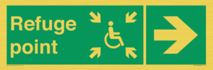 SD13168: Refuge point right arrow