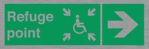 SD13168: Refuge point right arrow