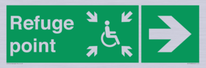 SD13168: Refuge point right arrow