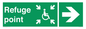 SD13168: Refuge point right arrow