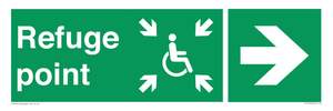 SD13168: Refuge point right arrow