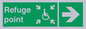 SD13168: Refuge point right arrow