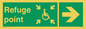 SD13168: Refuge point right arrow