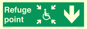 SD13170: Refuge Point Down Arrow or Ahead
