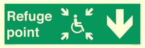 SD13170: Refuge Point Down Arrow or Ahead