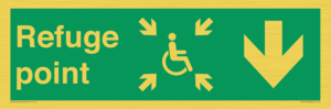 SD13170: Refuge Point Down Arrow or Ahead
