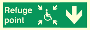 SD13170: Refuge Point Down Arrow or Ahead