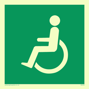SD449: wheelchair facing left