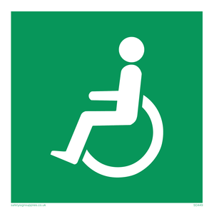 SD449: wheelchair facing left