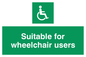 SD454: suitable for wheelchair users