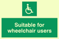 SD454: suitable for wheelchair users