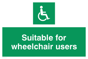 SD454: suitable for wheelchair users